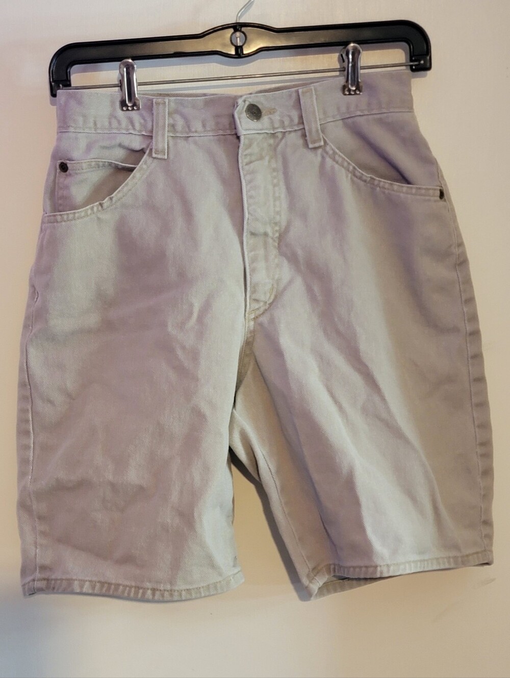 Y2K Light Beige Women's Jean High Waist Mom Shorts